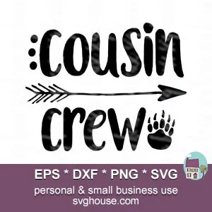 Cousin Crew Svg