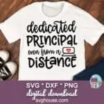 Dedicated Principal Even From A Distance SVG