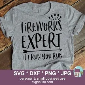Fireworks Expert If I Run You Run SVG