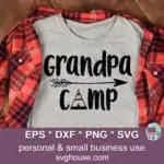 Grandpa Camp Svg