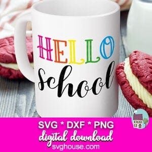 Hello-School-SVG