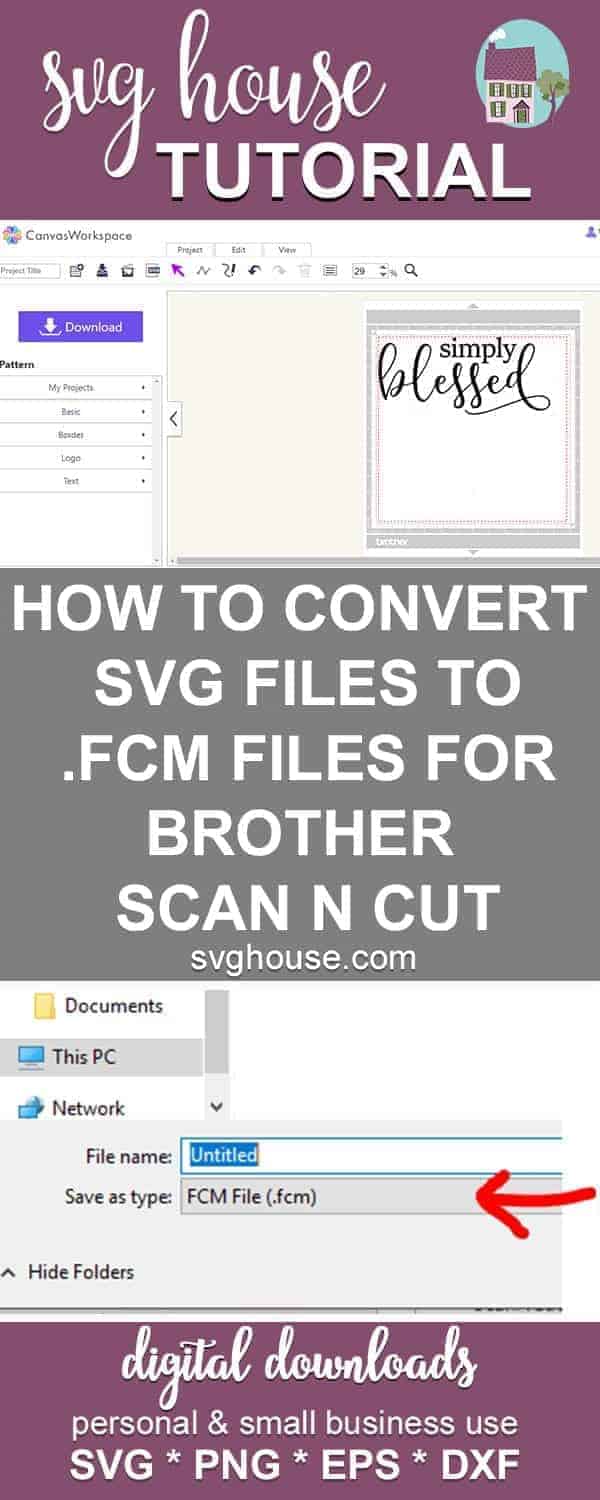 How To Convert An SVG File To An FCM File for Brother Scan N Cut