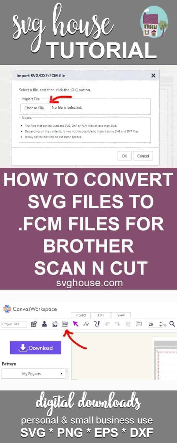 How To Convert SVG Files To FCM Files for Brother Scan N Cut