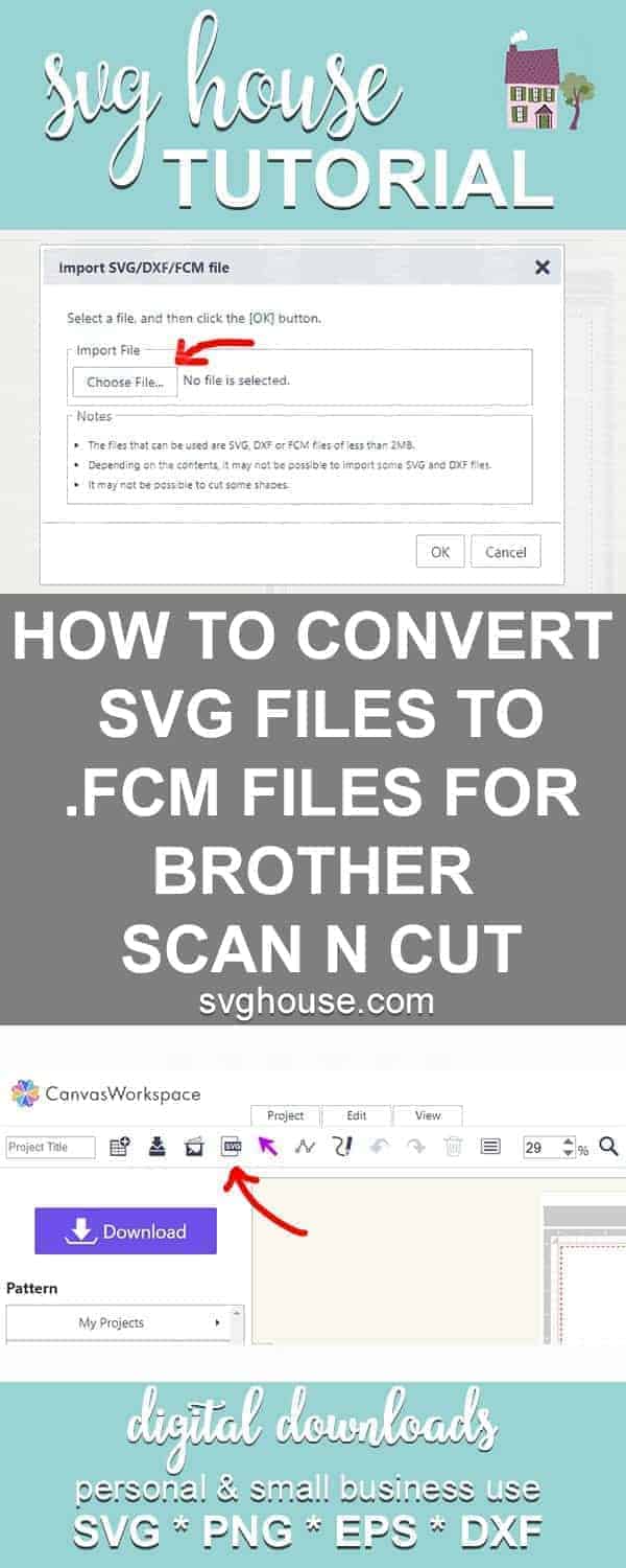 How To Convert SVG Files To FCM Files for Brother Scan N Cut