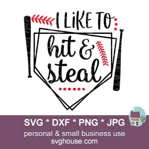 I Like To Hit And Steal SVG