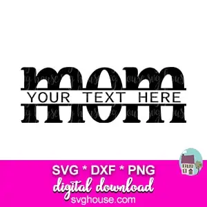 Mom Monogram SVG