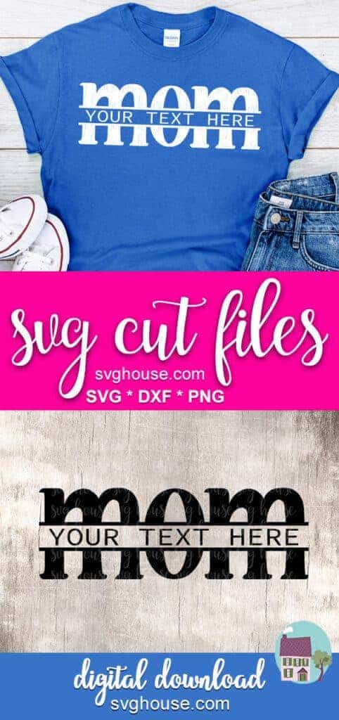Mom Monogram SVG for cricut