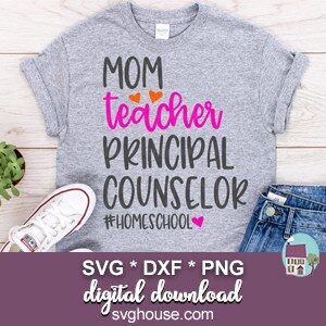 Mom Teacher Principal SVG