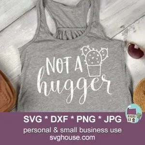 Not A Hugger SVG