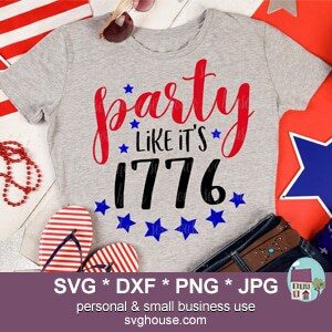 Party Like Its 1776 SVG