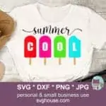 Summer Cool Popsicle SVG