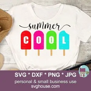 Summer Cool Popsicle SVG