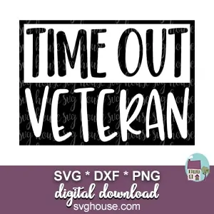 Time Out Veteran SVG