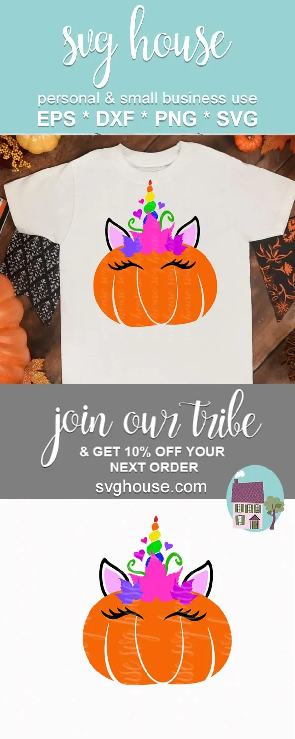 Unicorn Pumpkin SVG cut files