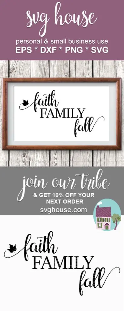 faith family fall svg files