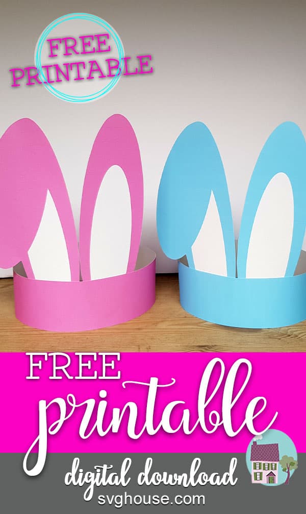free easter bunny ears template