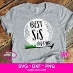 funny sister golf quote svg