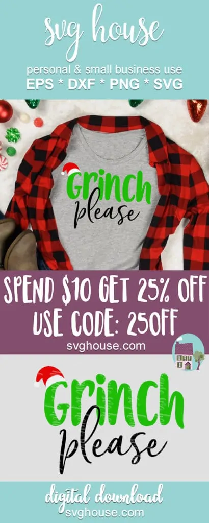 Grinch Please SVG