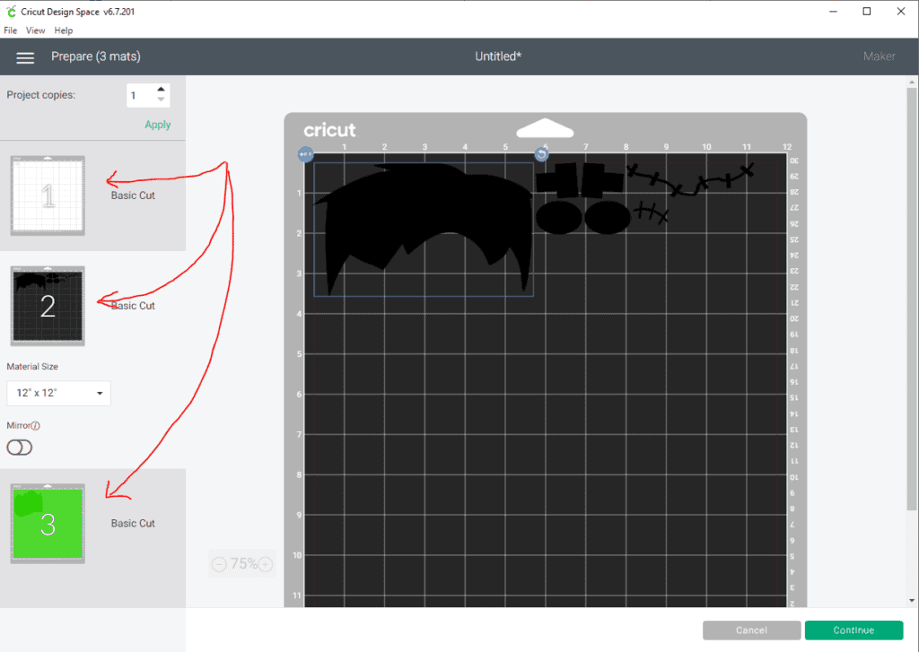 how to ungroup an imported svg in cricut design space