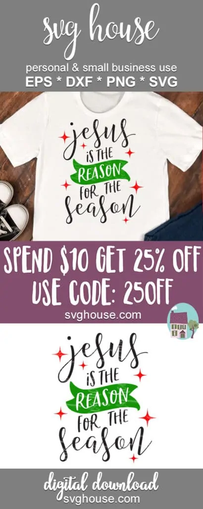 Jesus Is The Reason For The Season SVG
