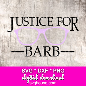 Justice For Barb SVG stranger things