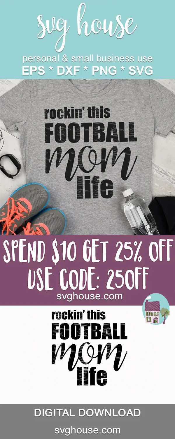 Football Mom SVG File