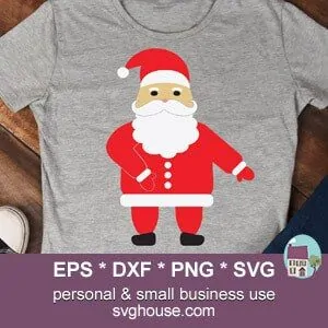 Santa Floss SVG