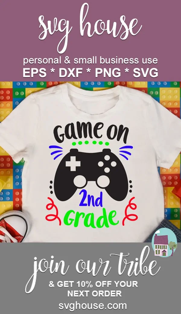 Game On 2nd Grade SVG