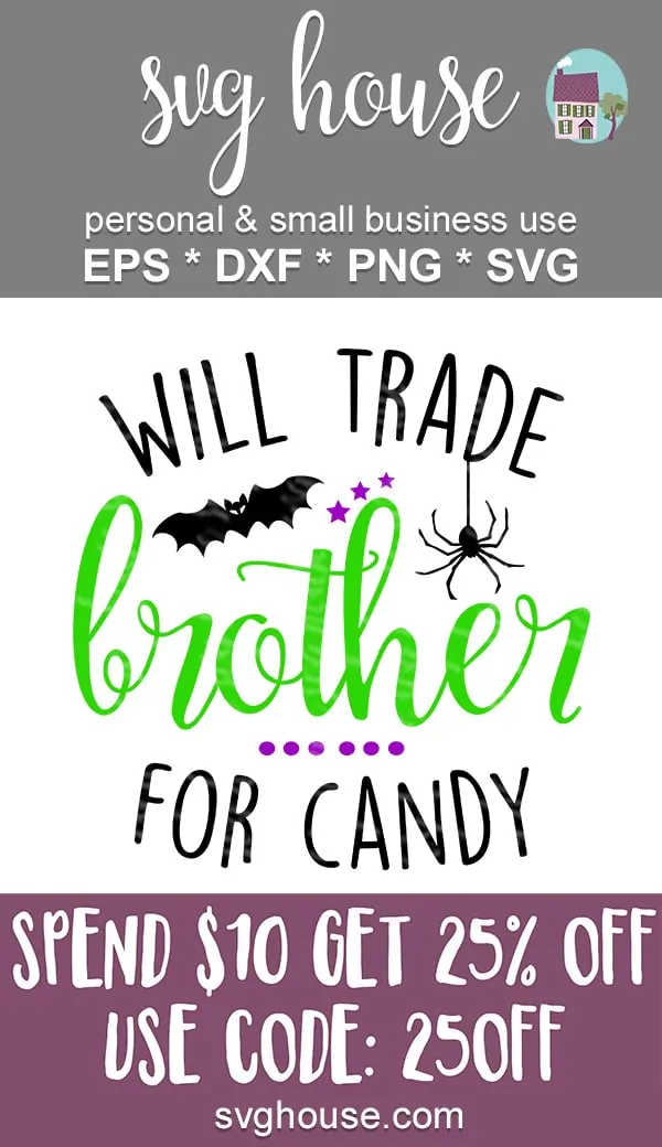 Will Trade Brother For Candy Svg